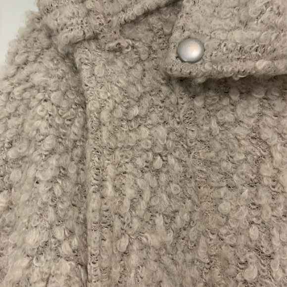Anthropologie Elevenses cozy jacket medium #teddy #moto - Picture 4 of 6